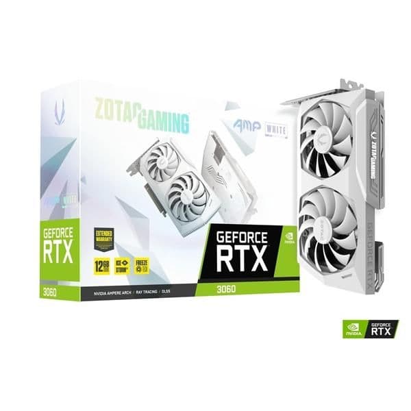 Zotac GAMING AMP GeForce RTX 3060 12GB GDDR6 White image