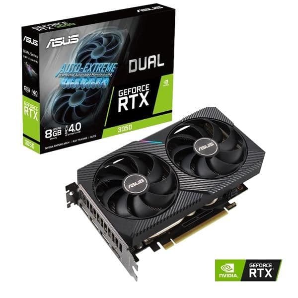 Asus DUAL GeForce RTX 3050 8GB GDDR6 Black main image