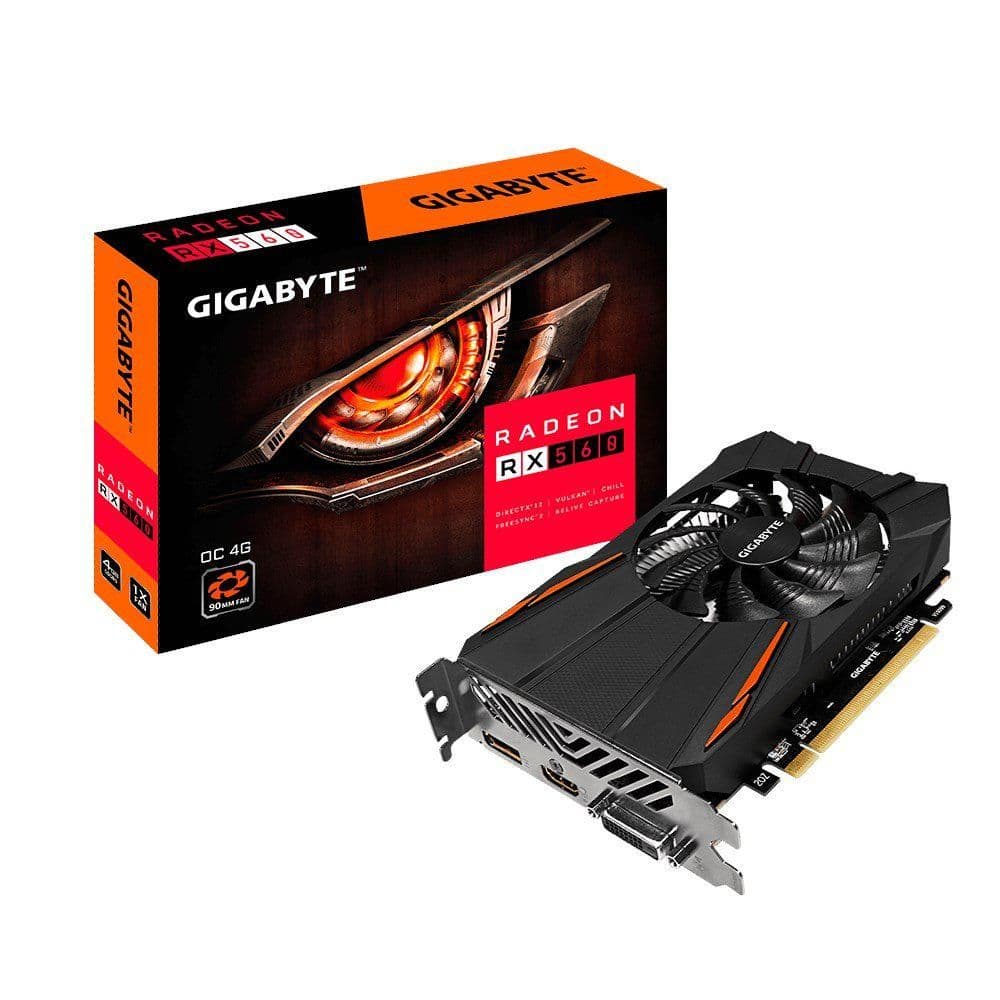 Gigabyte OC Radeon RX 560 - 896 4GB GDDR5 Black / Orange image