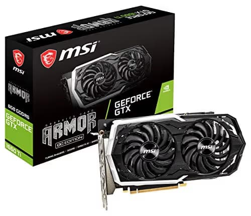 MSI ARMOR OC GeForce GTX 1660 Ti 6GB GDDR6 Black / White main image