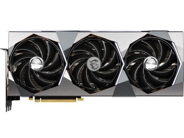 MSI SUPRIM GeForce RTX 4070 Ti 12GB GDDR6X Black / Silver image