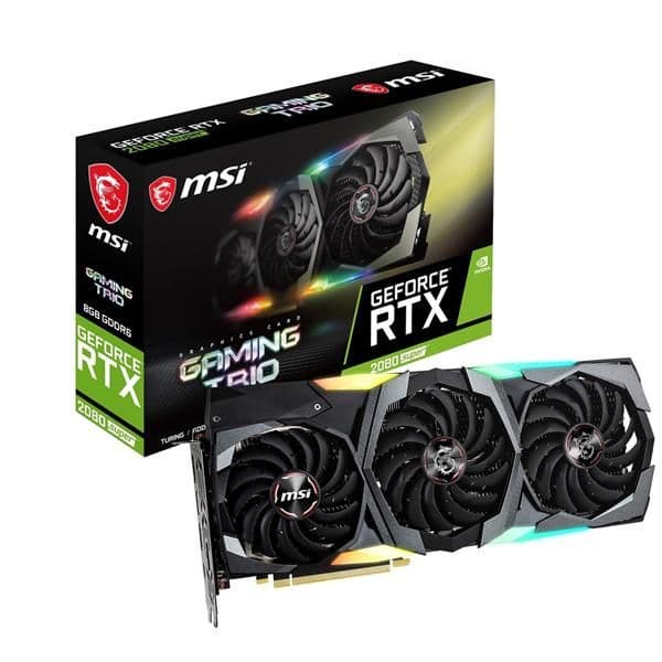 MSI GAMING TRIO GeForce RTX 2080 SUPER 8GB GDDR6 Silver / Black image