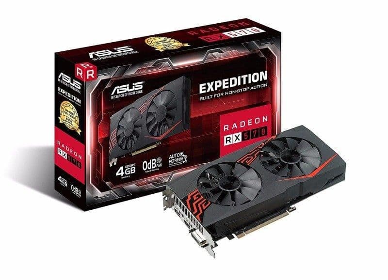 Asus Expedition Radeon RX 570 4GB GDDR5 Black / Red image