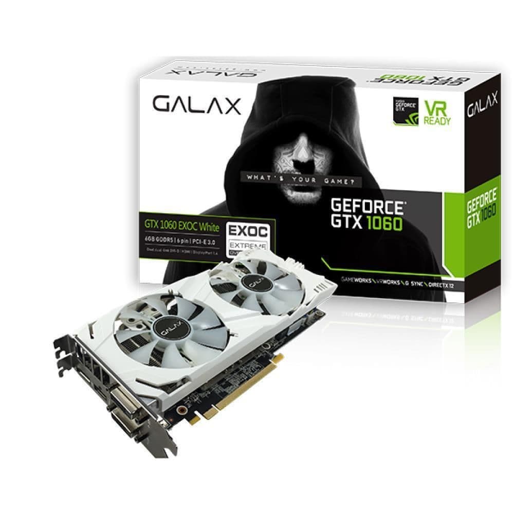 GALAX GeForce GTX 1060 EX OC 6GB GDDR5 White image
