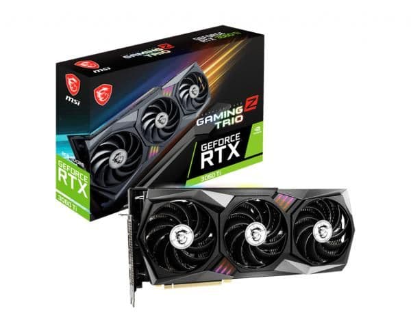 MSI GAMING Z TRIO GeForce RTX 3060 Ti LHR 8GB GDDR6 Black / Gray image