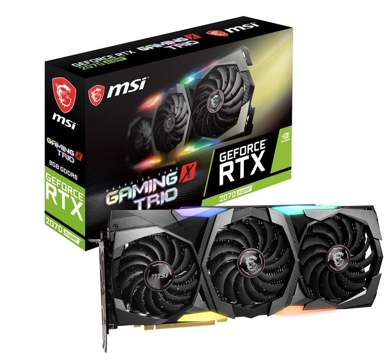 MSI Gaming X Trio GeForce RTX 2070 SUPER 8GB GDDR6 Black main image