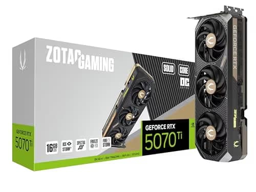 Zotac GAMING SOLID CORE OC GeForce RTX 5070 Ti 16GB GDDR7 main image