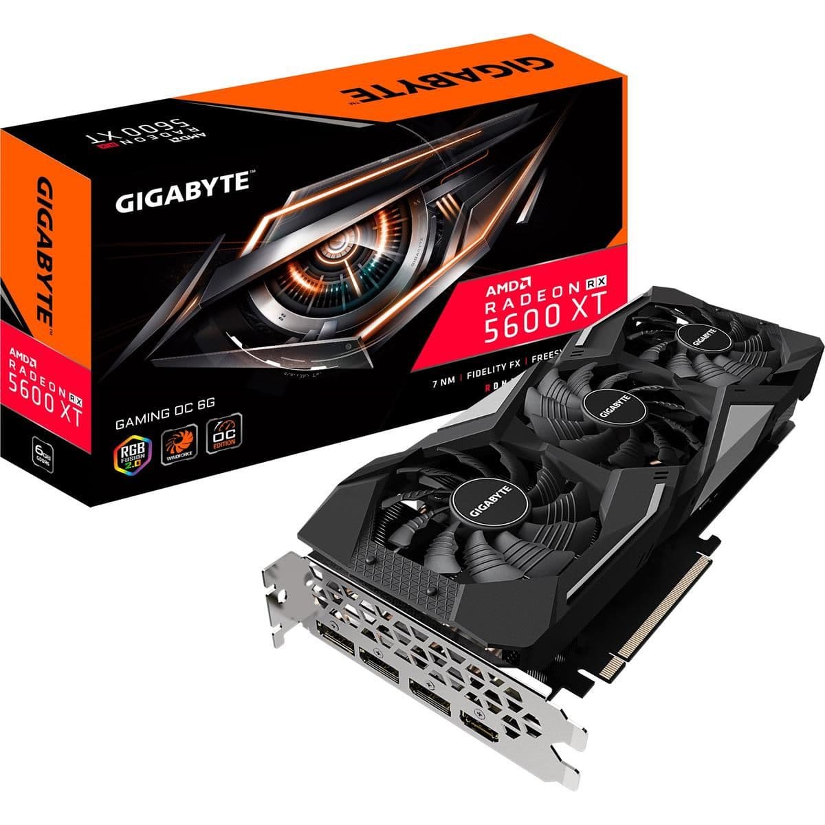 Gigabyte GAMING OC Radeon RX 5600 XT 6GB GDDR6 Black / Silver main image