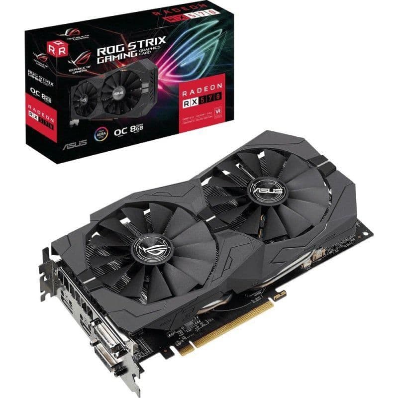 Asus STRIX GAMING OC Radeon RX 570 8GB GDDR5 Black main image