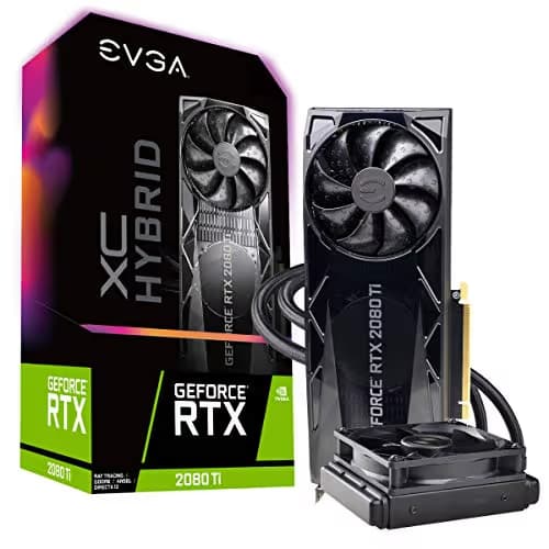 EVGA XC HYBRID GAMING GeForce RTX 2080 Ti 11GB GDDR6 Black / Clear image