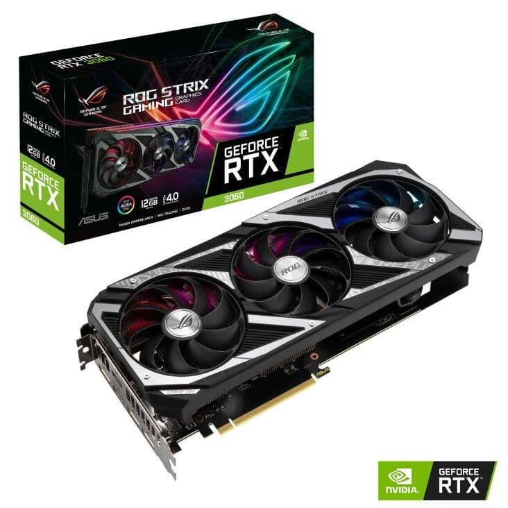 Asus ROG STRIX GAMING OC V2 GeForce RTX 3060 12GB 12 GB image