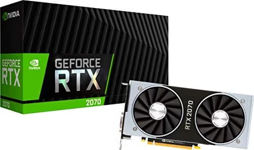NVIDIA GeForce RTX 2070 Founders Edition 8GB GDDR6 Silver / Black image