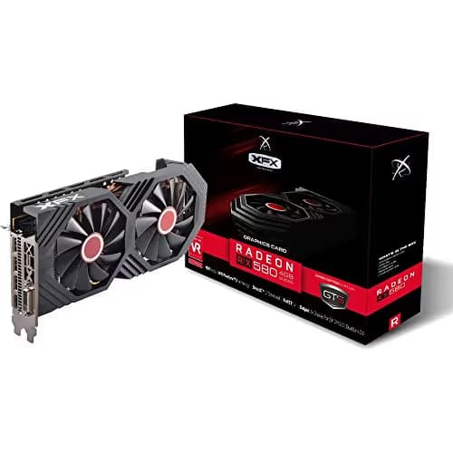 XFX Radeon RX 580 RX-580P427D6 4GB GDDR5 Black / Red main image