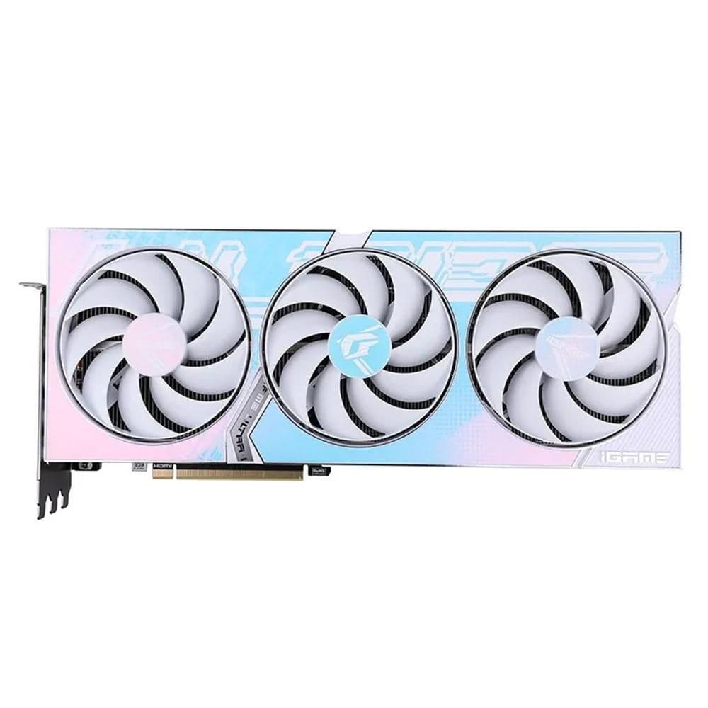 Colorful iGame Ultra W OC-V GeForce RTX 4070 Ti 12GB GDDR6X Silver / Blue image