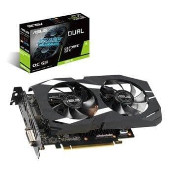 Asus DUAL OC GeForce GTX 1660 Ti 6GB GDDR6 Black / White main image