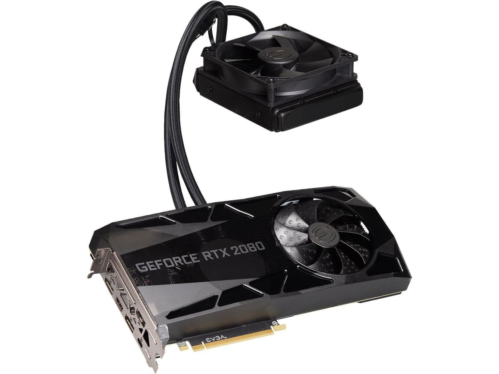 EVGA GeForce RTX 2080 FTW3 ULTRA HYBRID GAMING 8GB GDDR6 Black / Clear main image