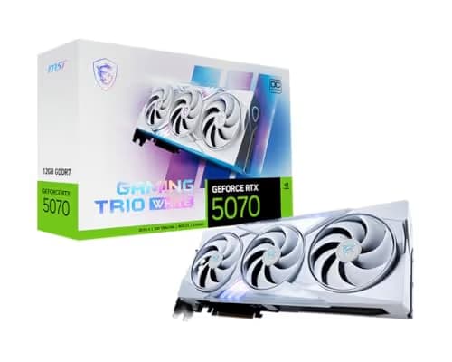 MSI GeForce RTX 5070 12G GAMING TRIO OC WHITE GDDR7 image