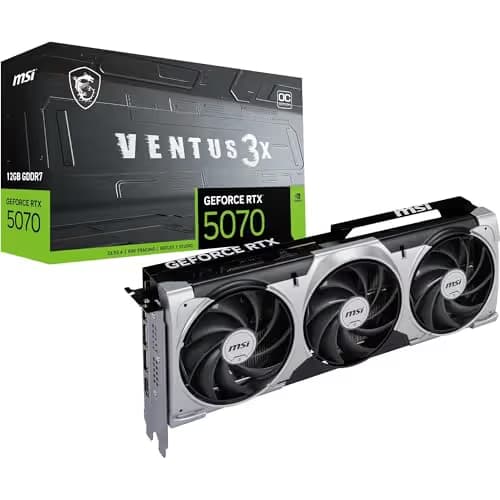 MSI GeForce RTX 5070 12G VENTUS 3X OC GDDR7 image