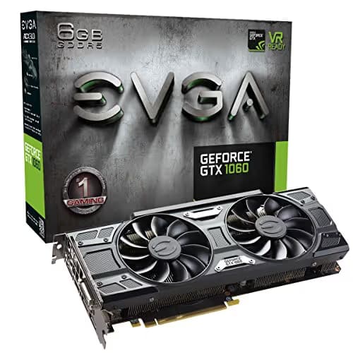 EVGA GeForce GTX 1060 GAMING 6GB GDDR5 Black / Silver main image