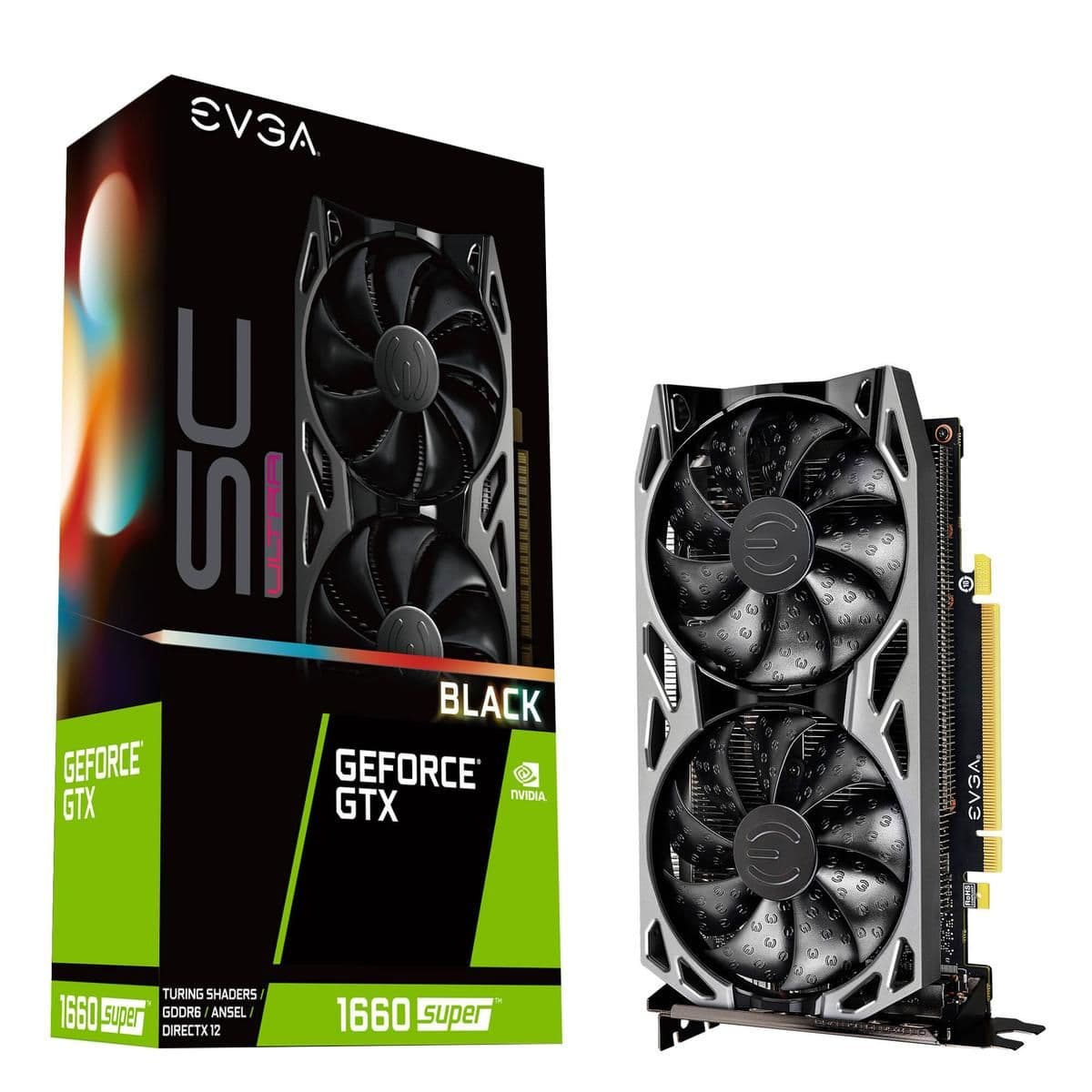 EVGA SC Ultra GeForce GTX 1660 SUPER 6GB GDDR6 Black image