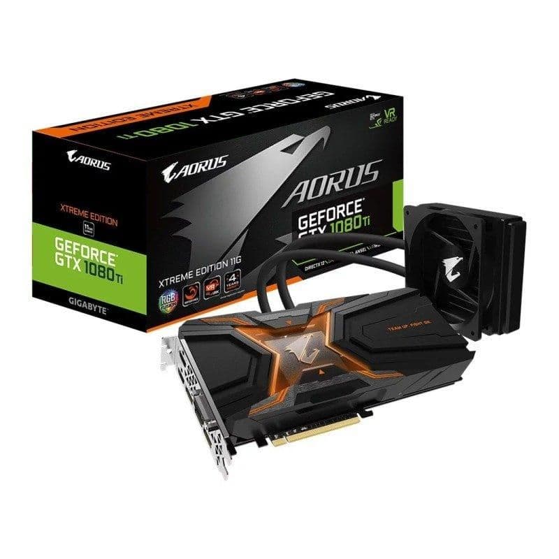 Gigabyte AORUS WATERFORCE GeForce GTX 1080 Ti 11GB GDDR5X Black / Orange main image