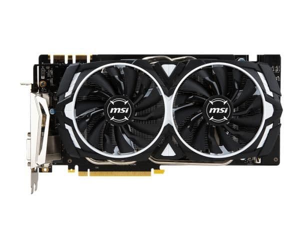 MSI ARMOR OC GeForce GTX 1070 8GB GDDR5 Black / White main image
