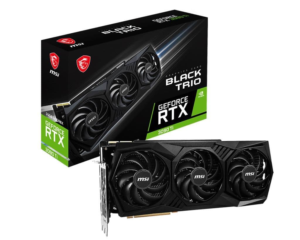 MSI BLACK TRIO GeForce RTX 3090 Ti 24GB GDDR6X Black image