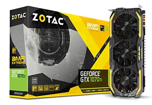 Zotac AMP Extreme GeForce GTX 1070 Ti 8GB GDDR5 Black/Yellow image