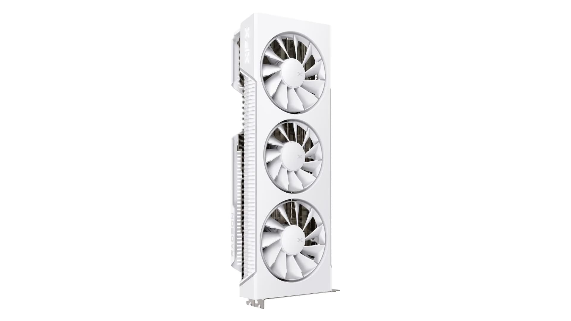 XFX Quicksilver AMD Radeon RX 7900GRE Magnetic Air Gaming Graphics Card Arctic White image