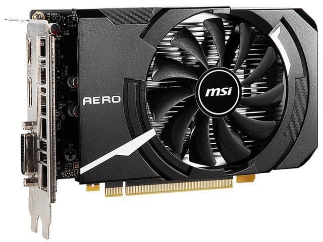 MSI D6 AERO ITX OC GeForce GTX 1650 G6 4GB GDDR6 Black / White image