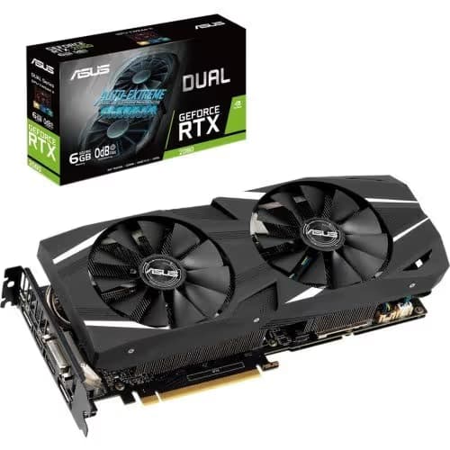 Asus DUAL GeForce RTX 2060 6GB GDDR6 Black / Silver image