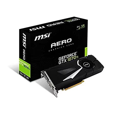 MSI AERO GeForce GTX 1070 Ti 8GB GDDR5 Black / White image