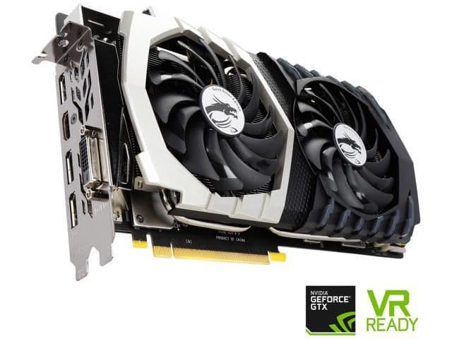 MSI QUICK SILVER OC GeForce GTX 1070 8GB GDDR5 Black / Silver image