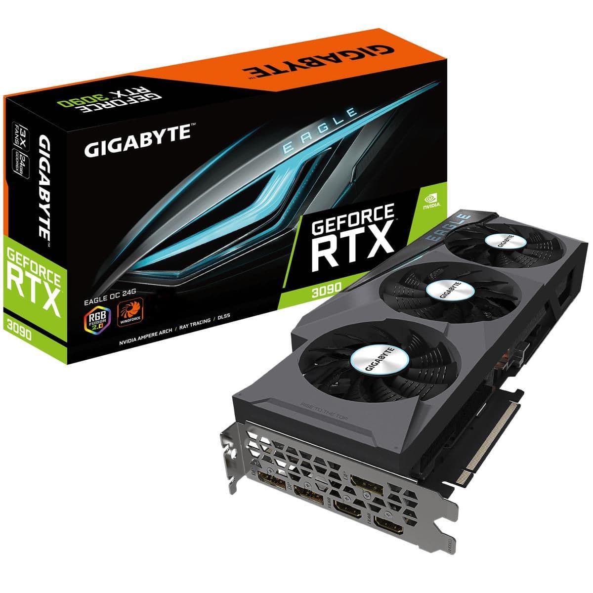 Gigabyte EAGLE GeForce RTX 3090 24GB GDDR6X Black image