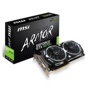MSI GeForce GTX 1070 Ti ARMOR 8GB GDDR5 Black / White image