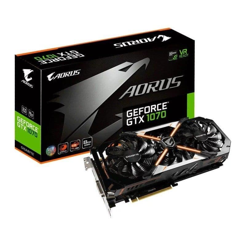 Gigabyte AORUS GeForce GTX 1070 8GB GDDR5 Black / Orange main image