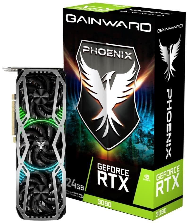 Gainward Phoenix GeForce RTX 3090 24GB GDDR6X Silver / Black image