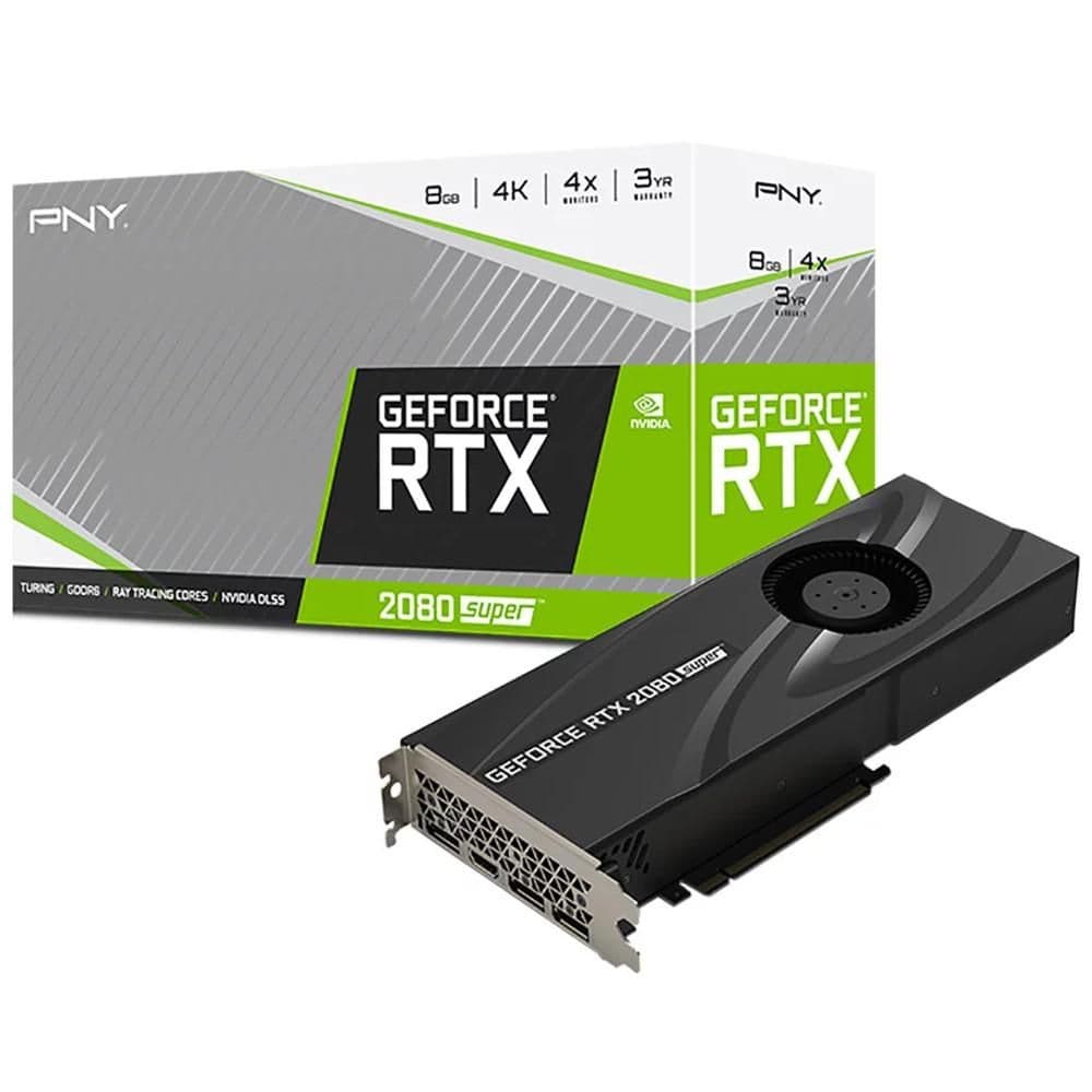 PNY Blower GeForce RTX 2080 SUPER 8GB GDDR6 Black main image