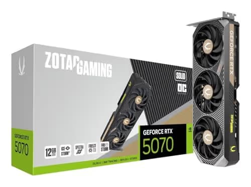 Zotac GAMING SOLID OC GeForce RTX 5070 12GB GDDR7 main image