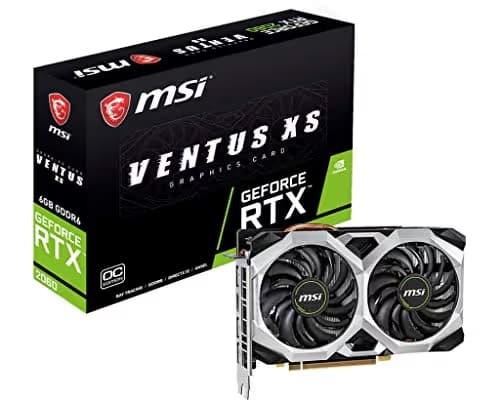 MSI VENTUS XS OC GeForce RTX 2060 6GB GDDR6 Silver / Black main image