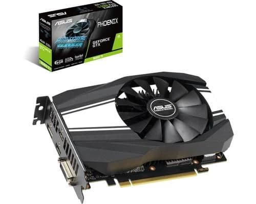 Asus Phoenix GeForce GTX 1660 Ti 6GB GDDR6 Black / White image