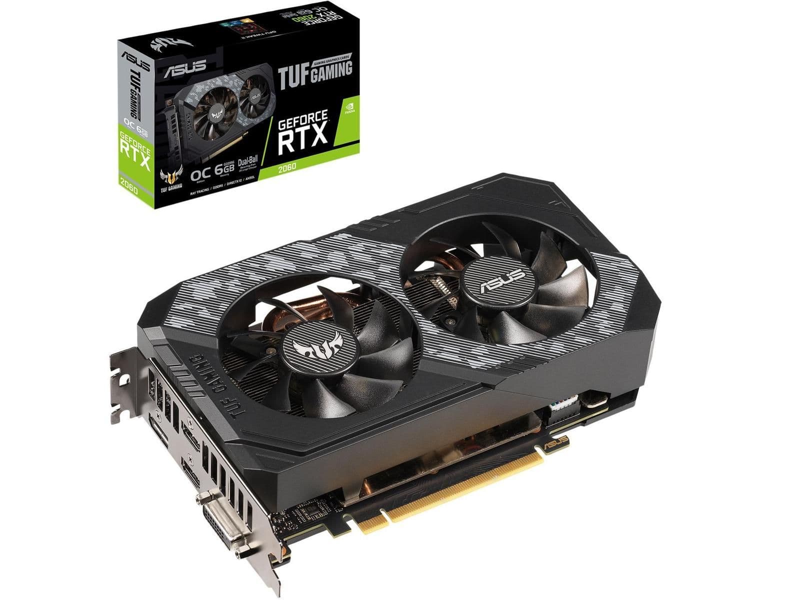 Asus TUF Gaming GeForce RTX 2060 6GB GDDR6 Black / Gray main image