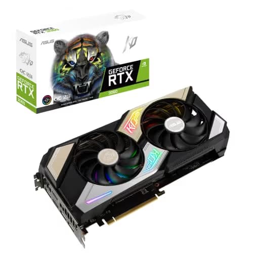 Asus KO OC V2 GeForce RTX 3060 12GB GDDR6 Black / Silver main image