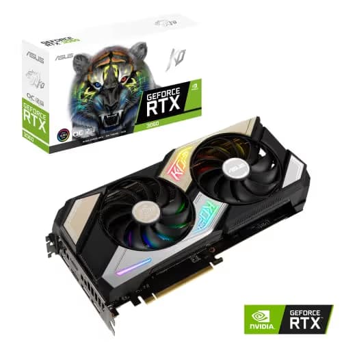 Asus KO OC V2 GeForce RTX 3060 12GB GDDR6 Black / Silver image