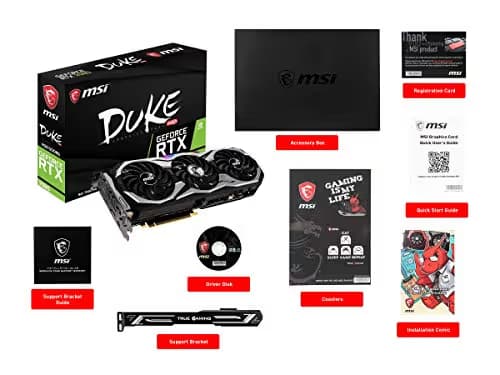MSI GeForce RTX 2080 DUKE 8G OC GDDR6 image