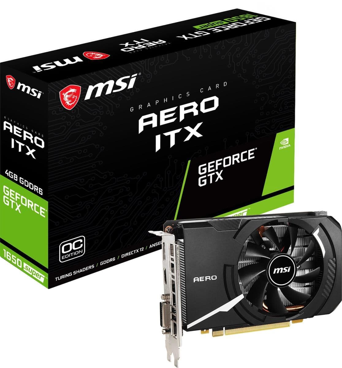 MSI GeForce GTX 1650 SUPER 4GB GDDR6 Black / White image