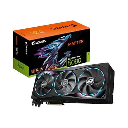 Gigabyte AORUS MASTER GeForce RTX 5080 16 GB GDDR7  image