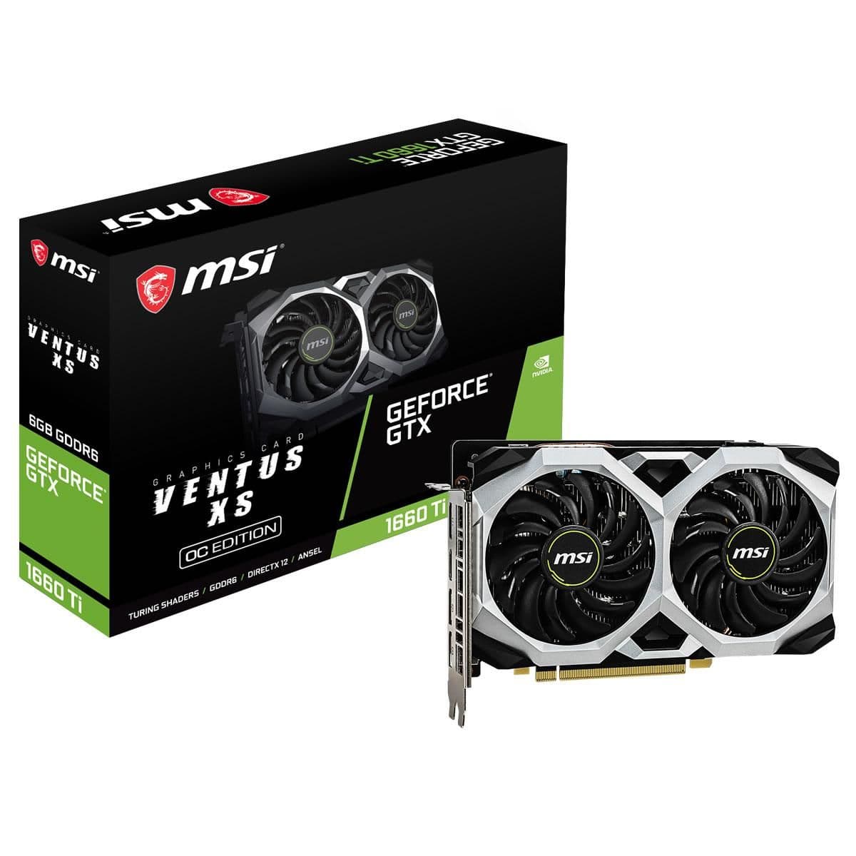 MSI VENTUS XS OC GeForce GTX 1660 Ti 6 GB image