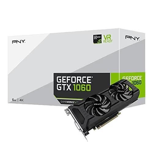 PNY VCGGTX10606PB GeForce GTX 1060 6GB GDDR5 Black image