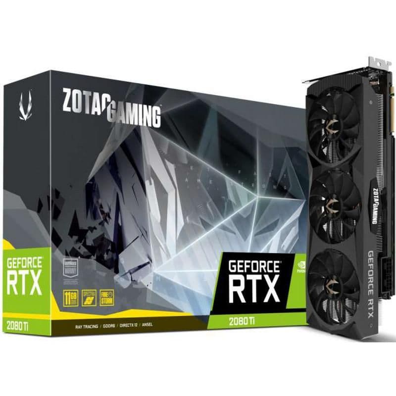 Zotac GAMING Triple Fan GeForce RTX 2080 Ti 11GB GDDR6 Black image